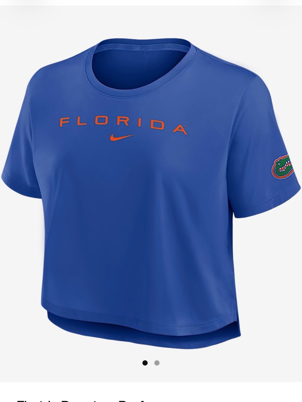 Nike Women’s Florida Gators Dri-Fit Cropped Top